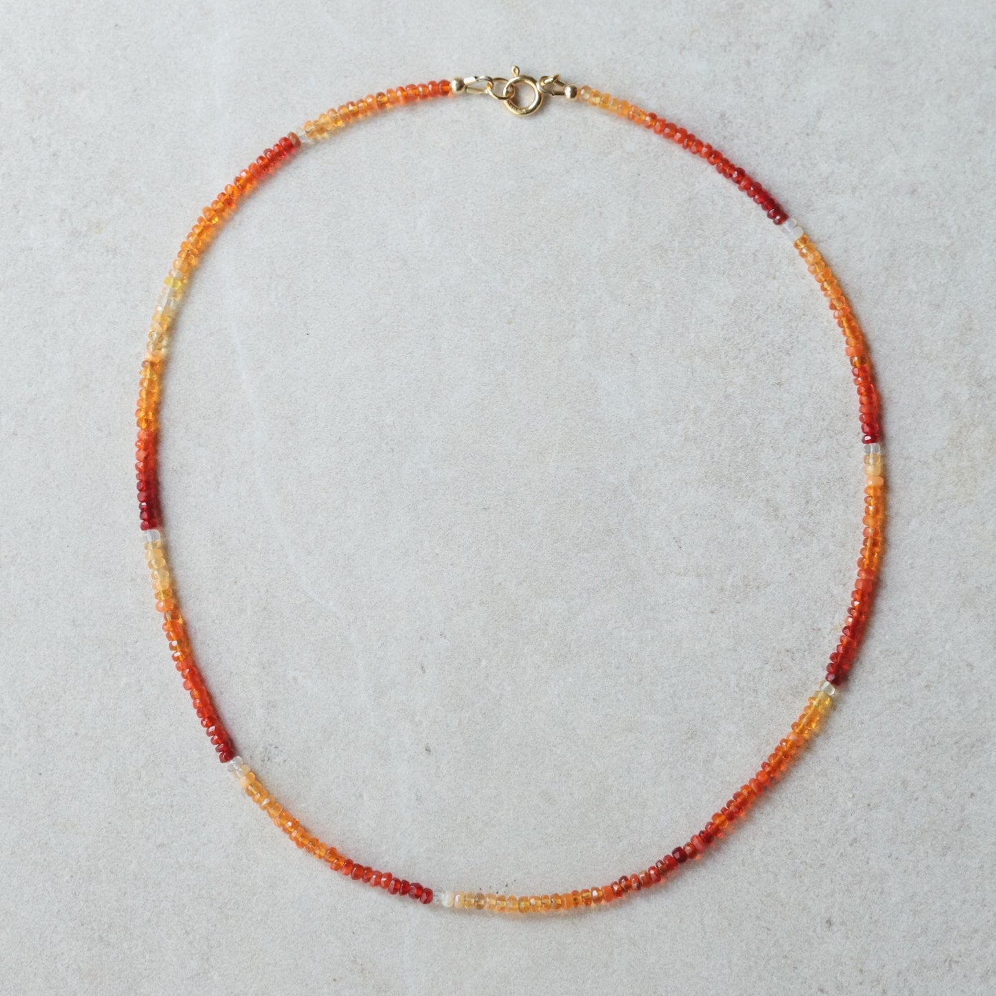 Mexican Fire Opal Necklace