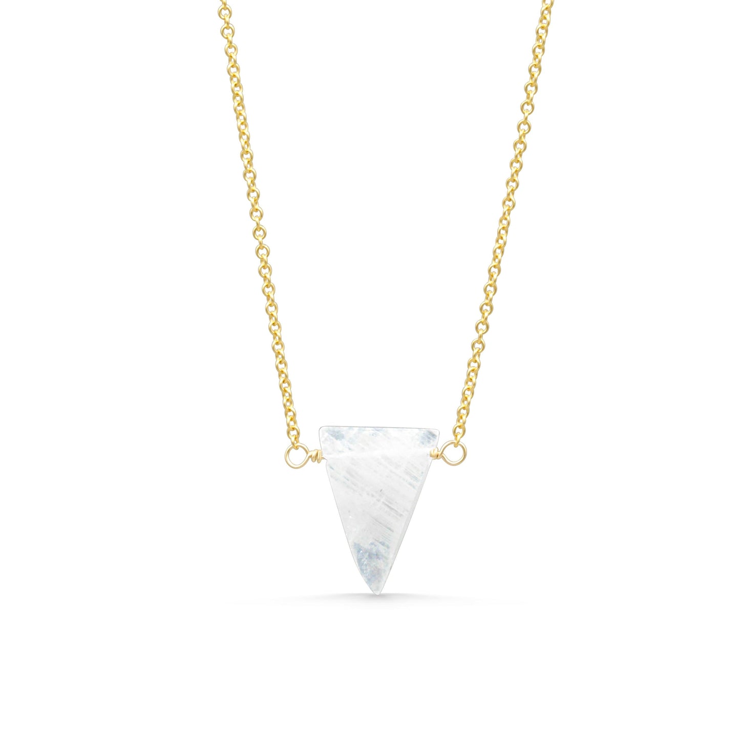 Rainbow Moonstone Necklace – 14K gold filled