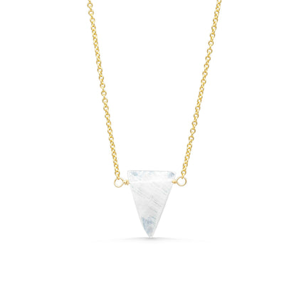Rainbow Moonstone Necklace – 14K gold filled