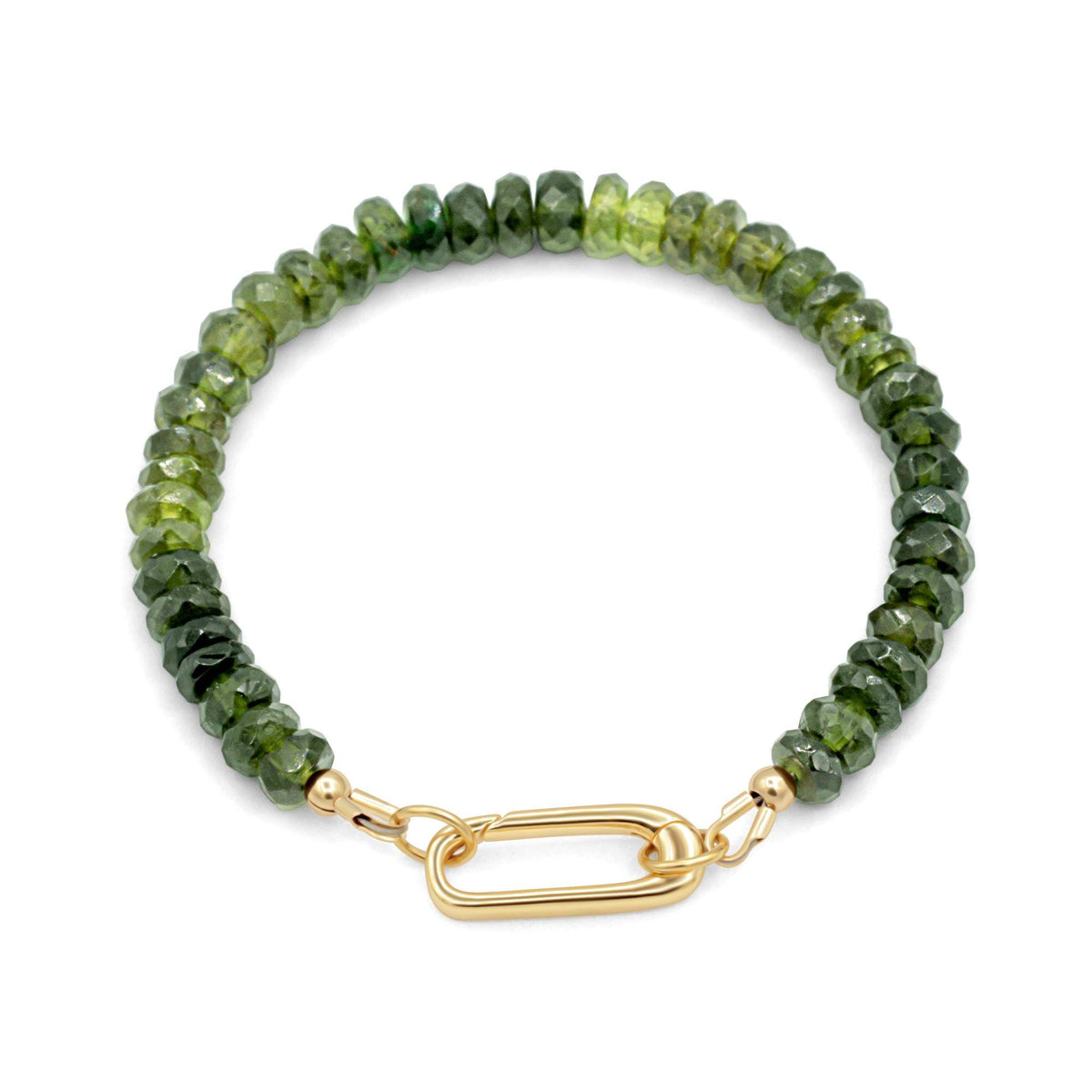 Green Tourmaline bracaelet | Tourmaline Bracelet | green tourmaline | [EBGM1430] Faceted tourmaline green stones | dainty green