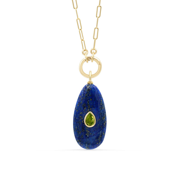 Quiet Sky Pendant Carabiner Necklace