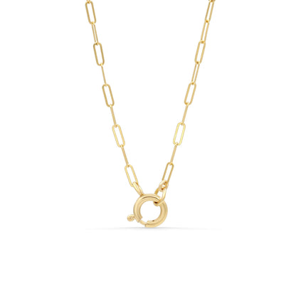 Paperclip Pendant Necklace