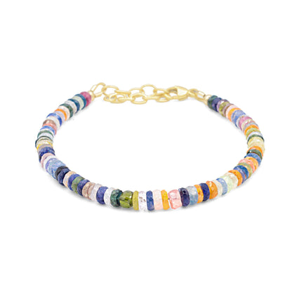 Radiant Sapphire Bracelet - 14K