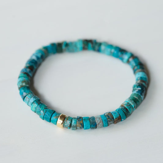 Oceanic Blue Chrysocolla Bracelet