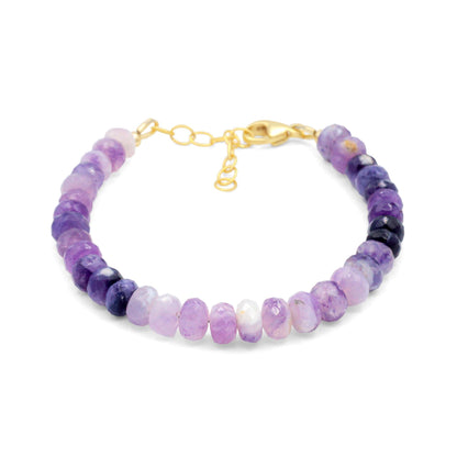 RARE Purple Opal bracelet | Stunning natural Tiffany opal bracelet, [EBTM1929] purple opal | Purple opal gemstone bracelet *BSS