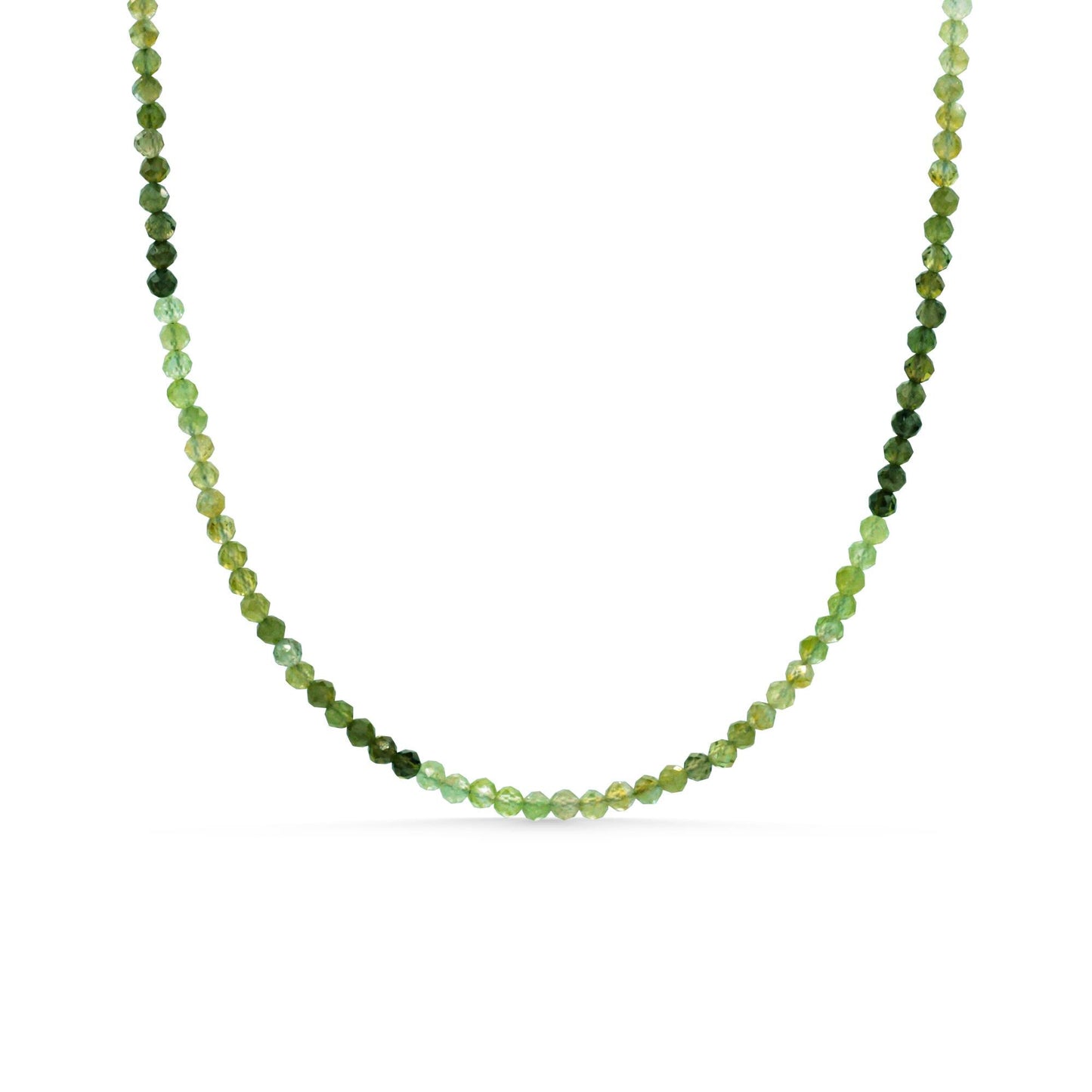 Green Tourmaline mini necklace