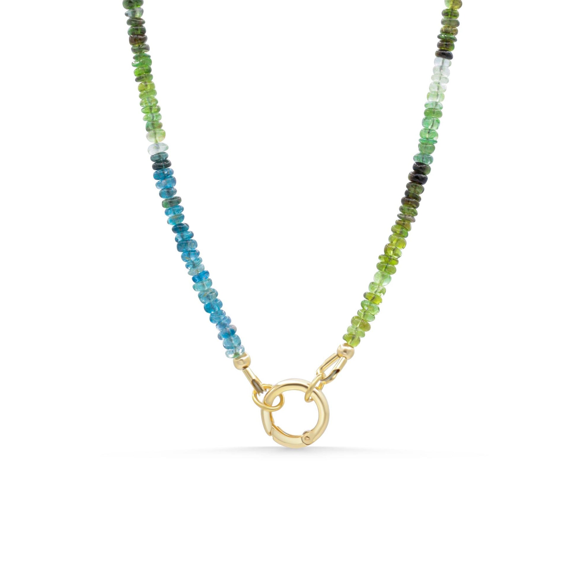Blue & Green Tourmaline Necklace