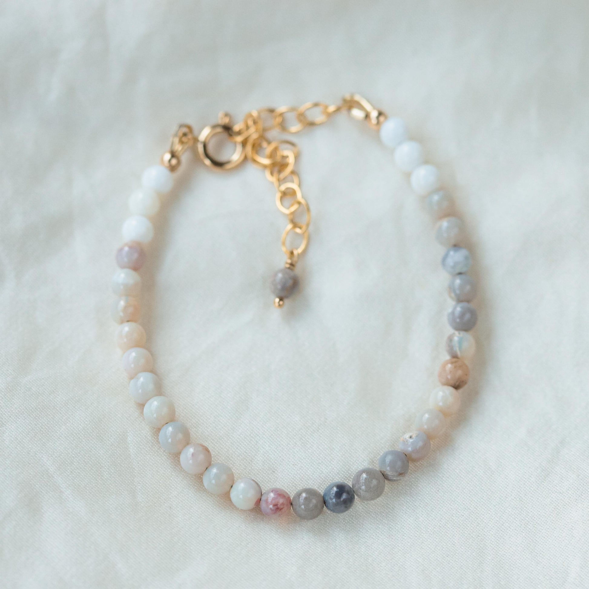 Australian Opal bracelet | Beaded Australian Opal bracelet [EBOP1543] womens gemstone bracelet | delicate Australian Opal | opal bracelet *G