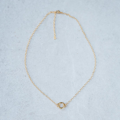 14k Gold Filled Cable Chain Necklace, gold filled carabiner necklace [dip], everyday gold necklace, paperclip chain jewelry *BSS