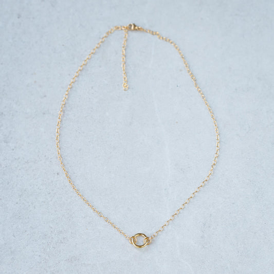 14k Gold Filled Cable Chain Necklace, gold filled carabiner necklace [dip], everyday gold necklace, paperclip chain jewelry *BSS