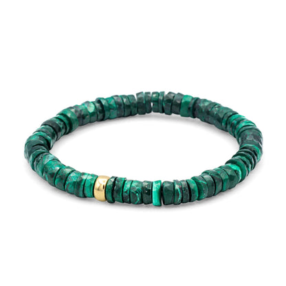 Manifestation Malachite Heishi Bracelet