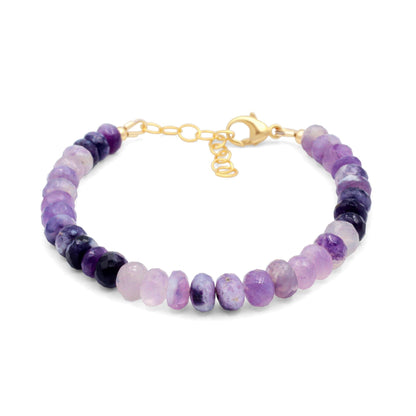 RARE Purple Opal bracelet | Stunning natural Tiffany opal bracelet, [EBTM1929] purple opal | Purple opal gemstone bracelet *BSS