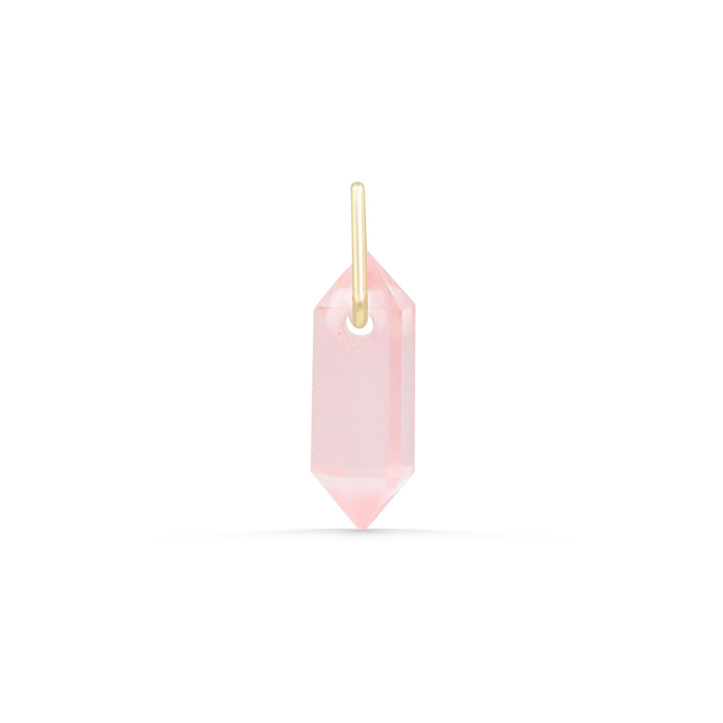 Rose Quartz Prism Pendant