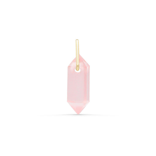 Rose Quartz Prism Pendant