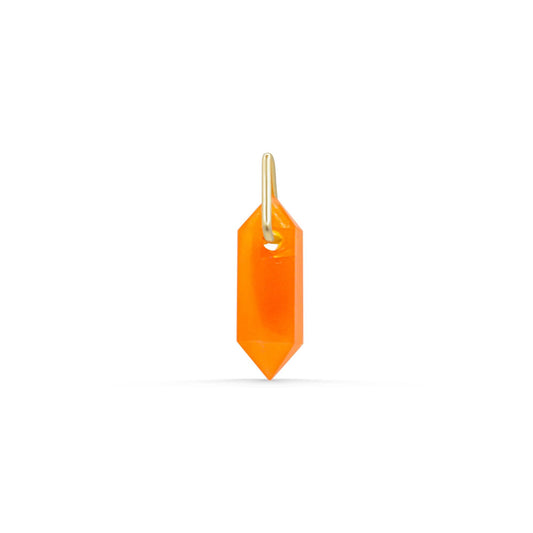 Carnelian Prism Pendant – 14K gold filled