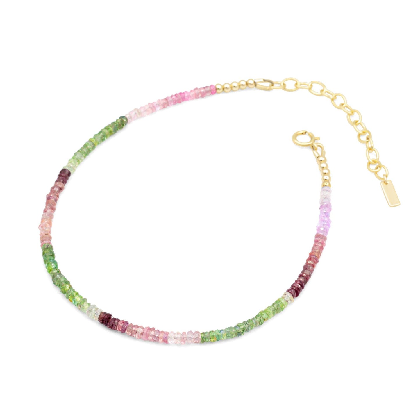 Rare Sapphire Anklet – Earth Goddess Energy & Natural Beauty - One of a kind