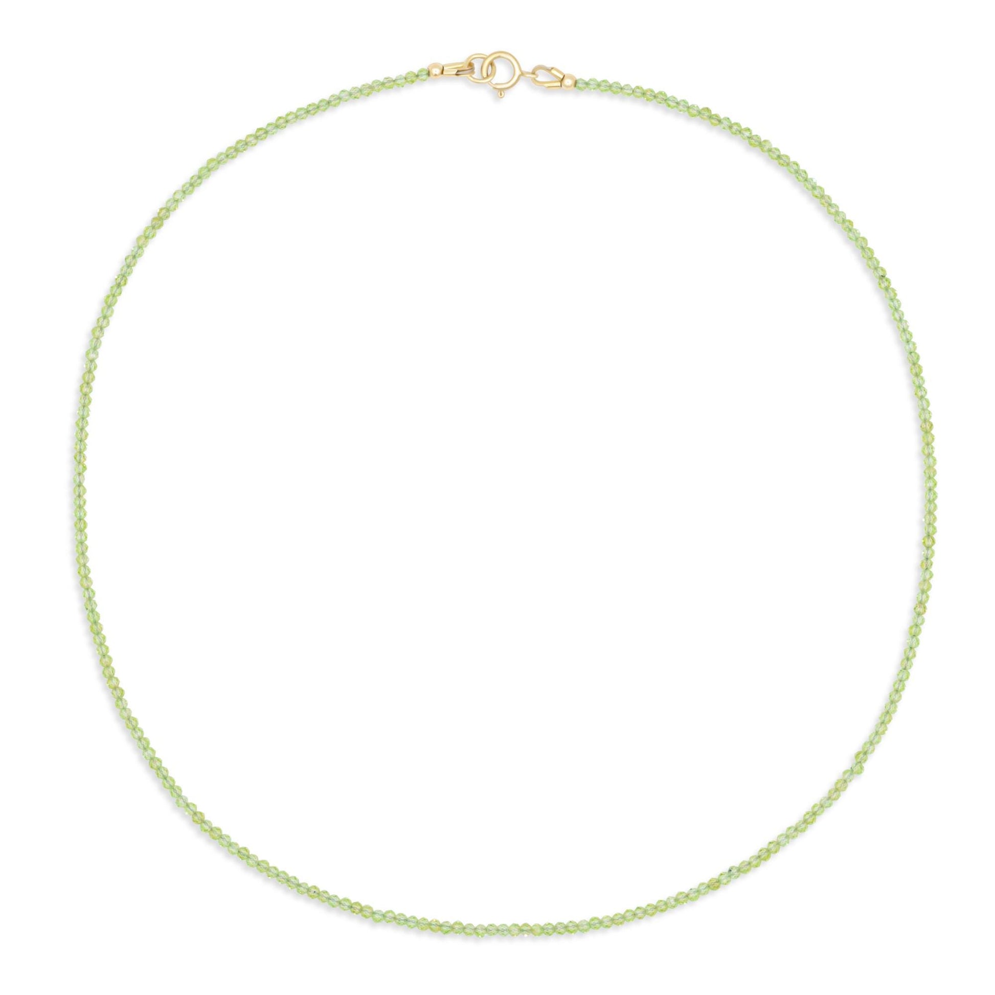 Peridot Necklace, Genuine Peridot Necklace, August Birthstone Necklace, Green Gemstone Necklace, Dainty Gold Necklace