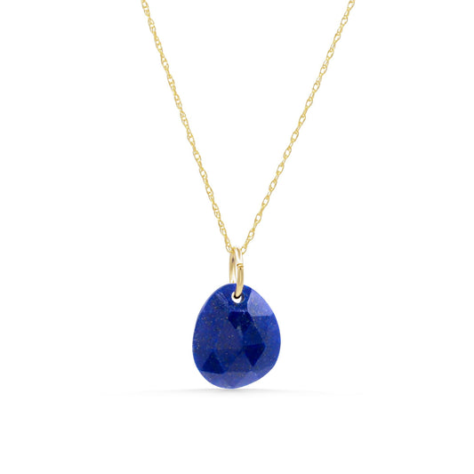 Lapis Lazuli pendant - 14K