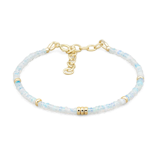 Ethiopian Welo Opal Dainty Bracelet