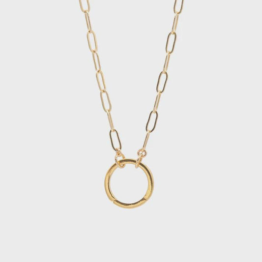 Signature Carabiner Necklace - 14K gold filled