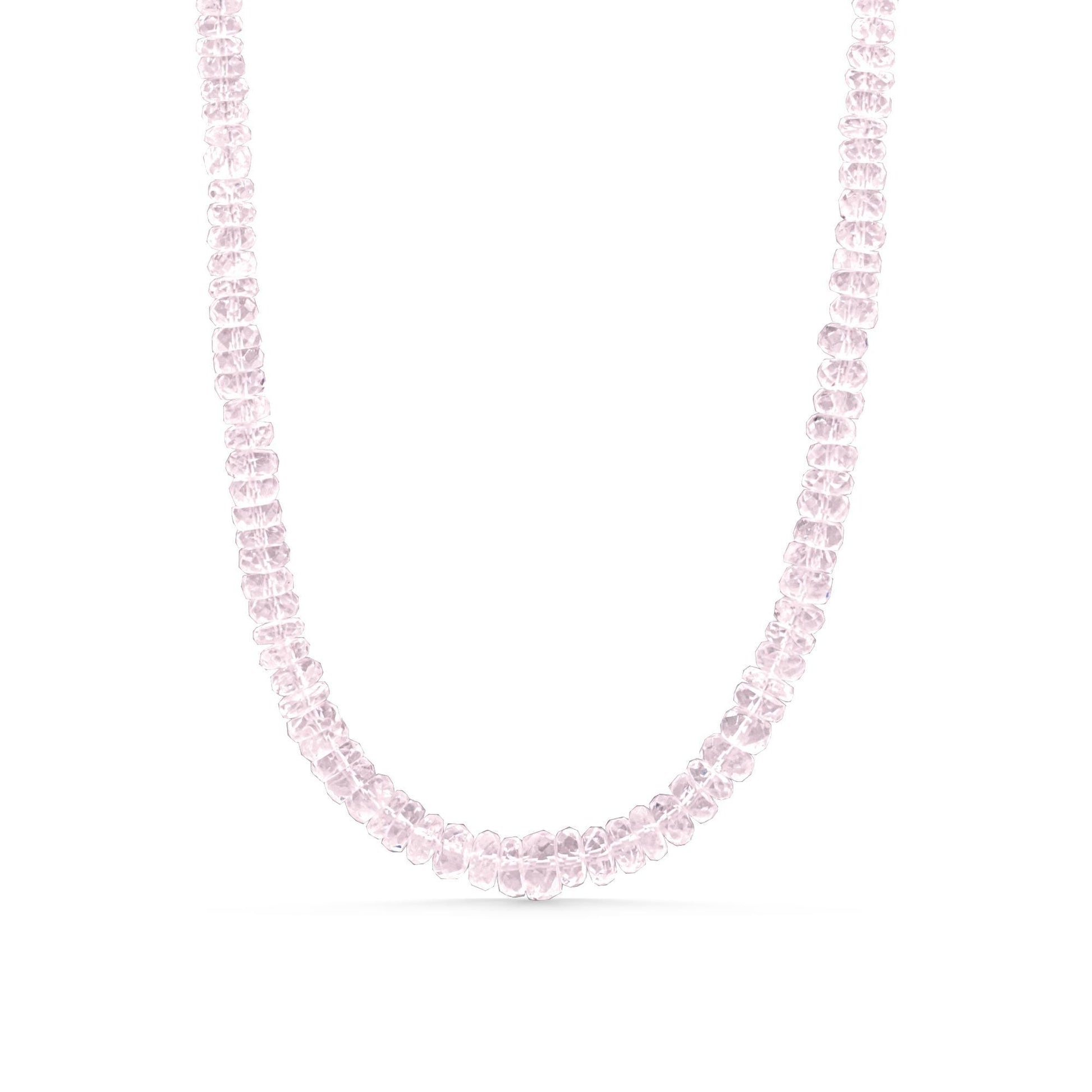 Rosewater Morganite Necklace | Morganite necklace | Candy Morganite necklace | [] pink gemstone necklace | Morganite