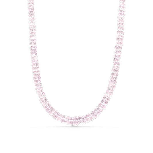 Rosewater Morganite Necklace | Morganite necklace | Candy Morganite necklace | [] pink gemstone necklace | Morganite
