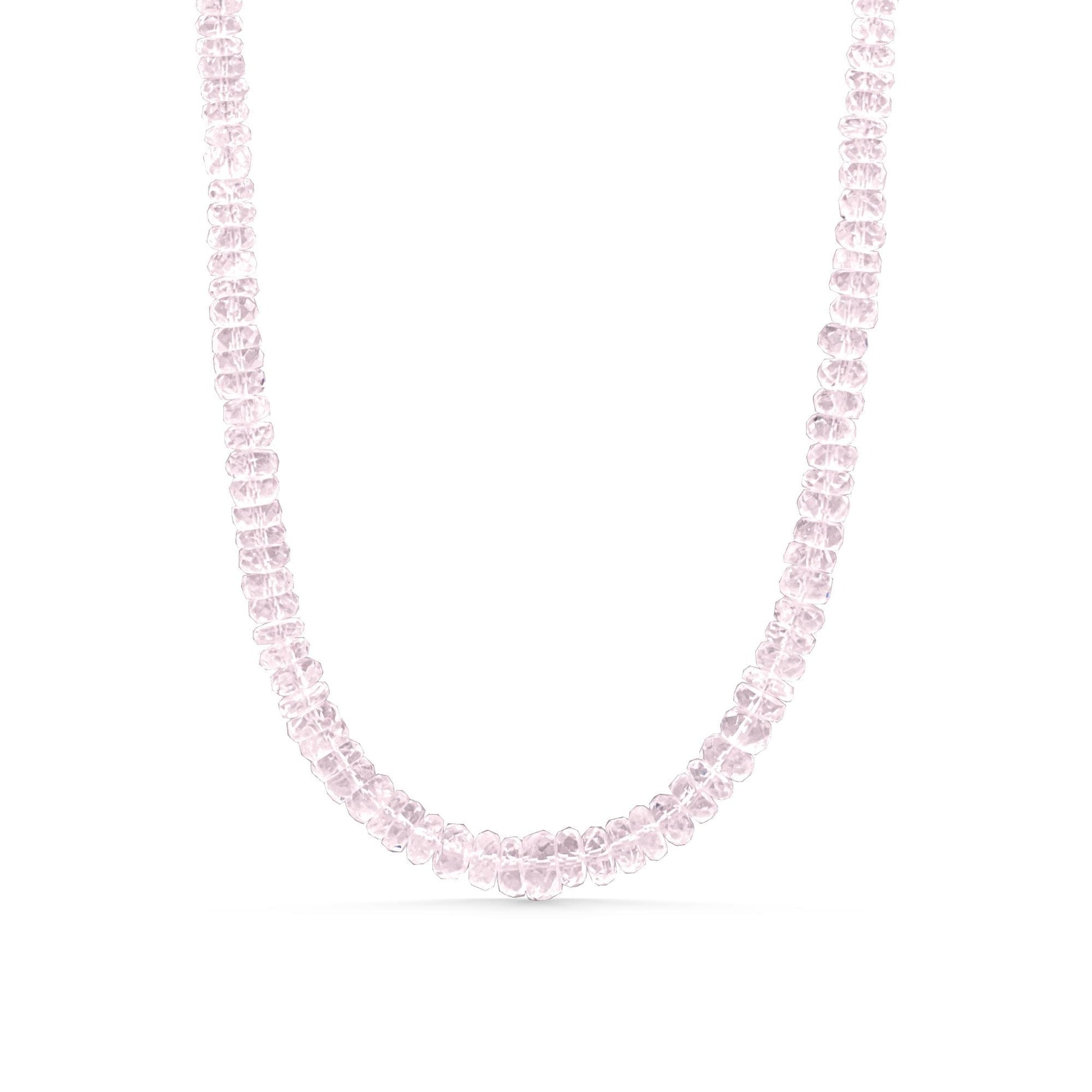Rosewater Morganite Necklace | Morganite necklace | Candy Morganite necklace | [] pink gemstone necklace | Morganite