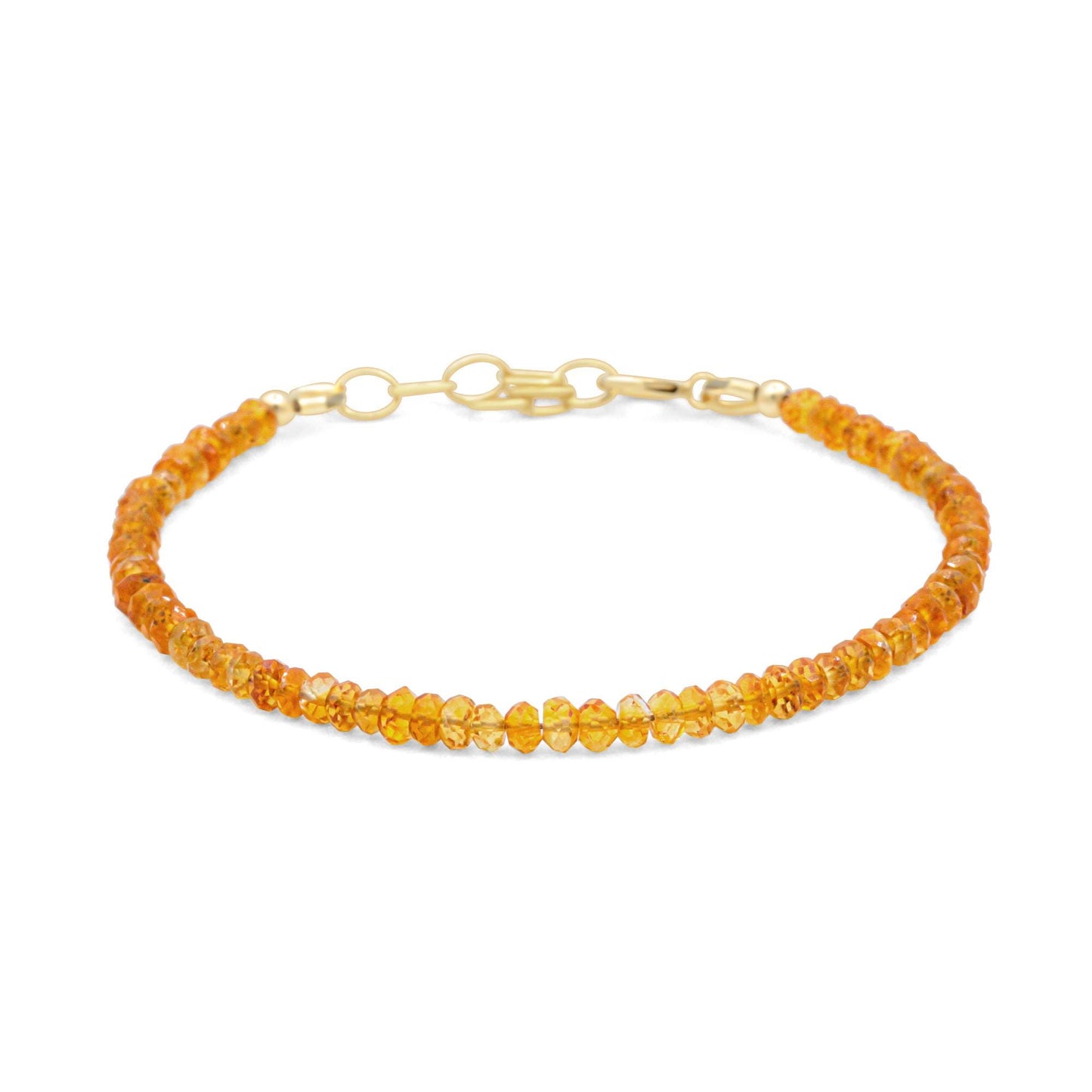 Citrine bracelet | Unheated untreated genuine citrine [EBCM1587] | citrine bracelet | 14K gold citrine | women's citrine
