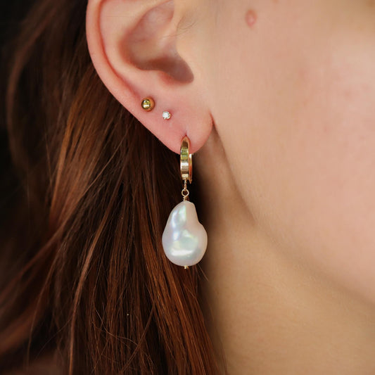 Freshwater pearl gold filled hoops, genuine pearl hoop earrings, Freshwater Pearl Earrings, gold hoops with pearls, gold filled