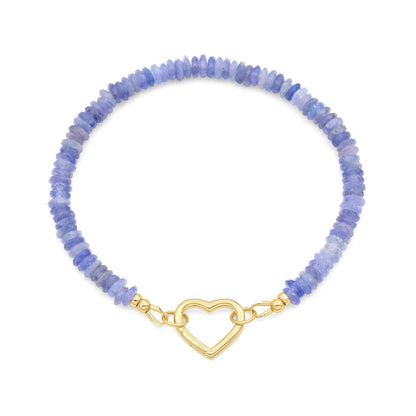 Merelani Tanzanite Carabiner Bracelet