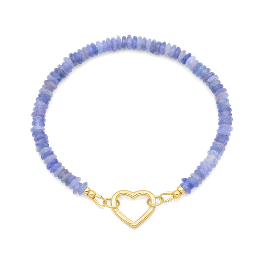 Merelani Tanzanite Carabiner Bracelet