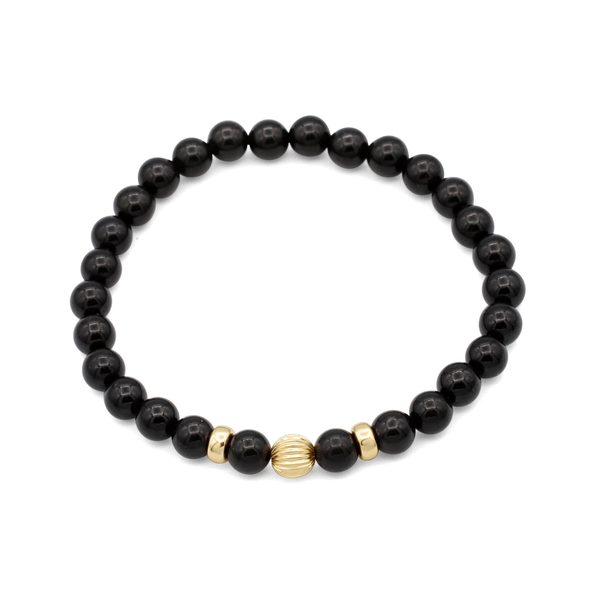 Blue Sapphire Bracelet, Natural Blue Sapphire Stretch Bracelet, Sterling Silver, 14K Gold Filled or Solid Gold