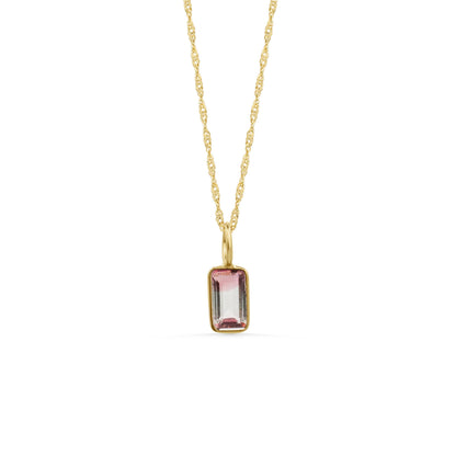 Prism of Paradise – One of a Kind Bi-Color Tourmaline Necklace
