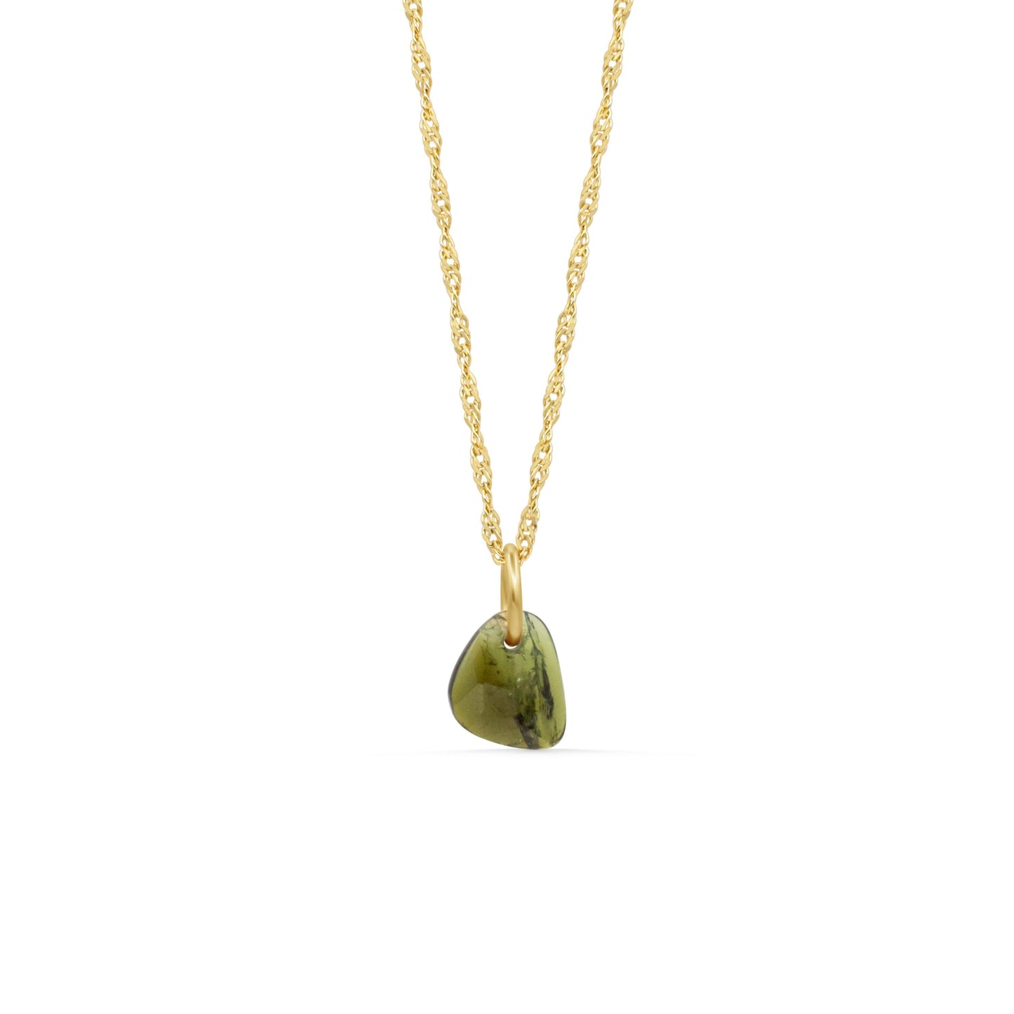 Moss Reverie Tourmaline Necklace – One of a Kind