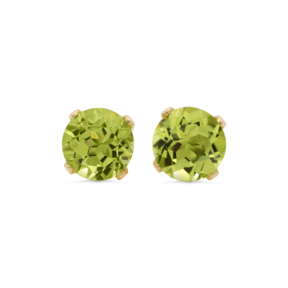 Peridot Stud Earrings