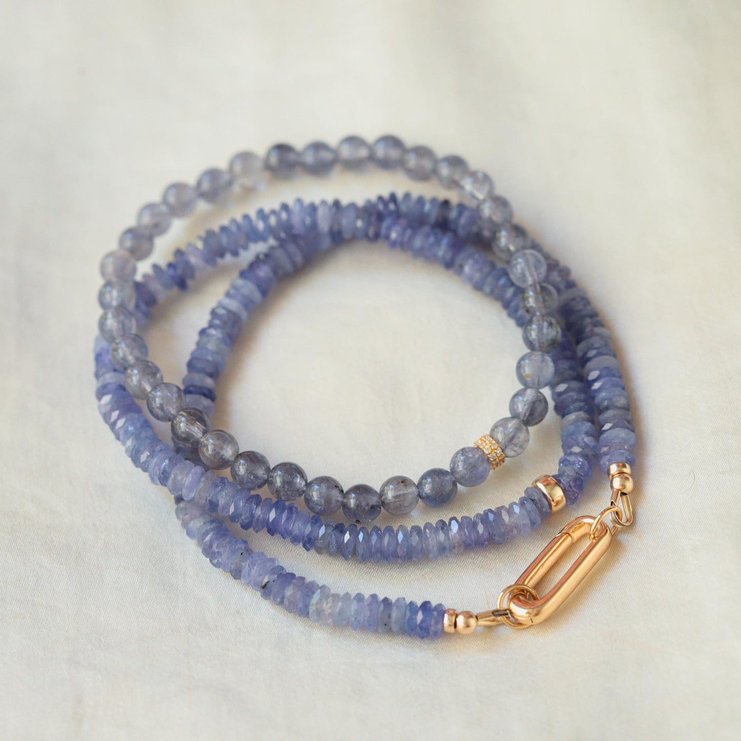 Indigo Bloom Tanzanite Bracelet, Genuine Tanzanite Bracelet, Sterling Silver or Solid Gold Bracelet, Faceted Gemstone Bracelet, Gift for Her