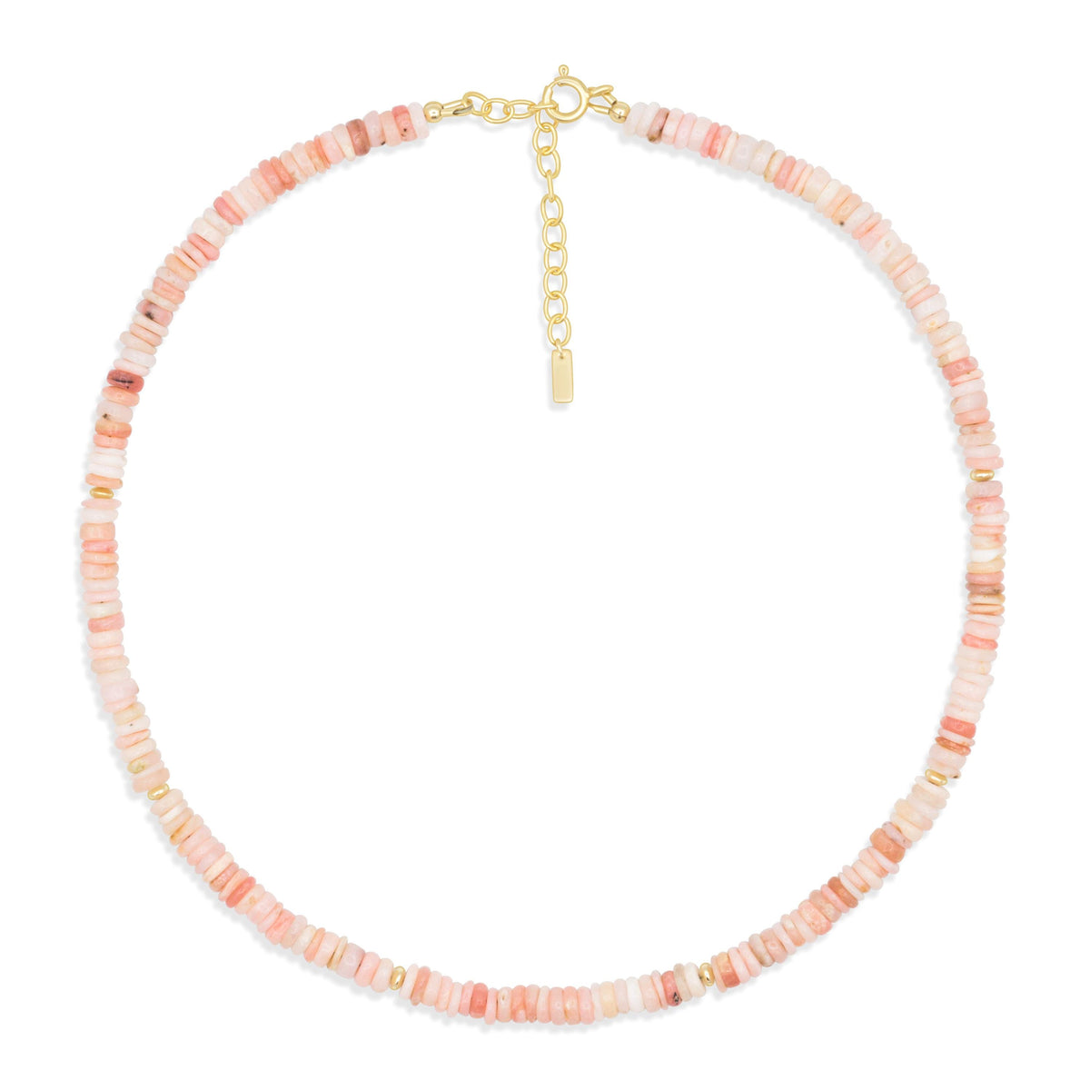 Baby-Blush Pink opal necklace