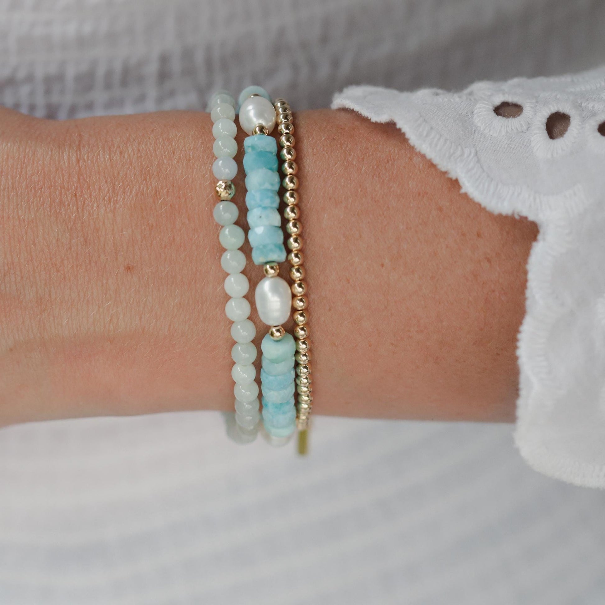Jadeite Bracelet, 4mm Natural Jadeite Bracelet, Sterling Silver or Solid 14K Gold, Green Jade Bracelet, Gemstone Jewelry, Gift for Her