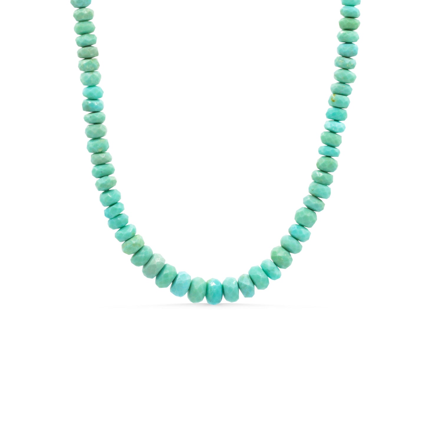 Desert Bloom Kingman turquoise necklace | Turquoise beaded necklace