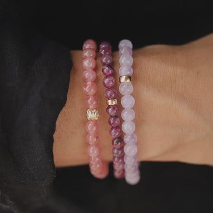 Ruby Diamond Dog Lover Bracelet - 14K