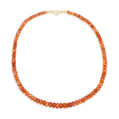Helia Sunstone Necklace | Sunstone Necklace, AAA+ Sunstone Necklace, Sunstone and gold filled jewelry, Healing sunstone jewelry, sunstone