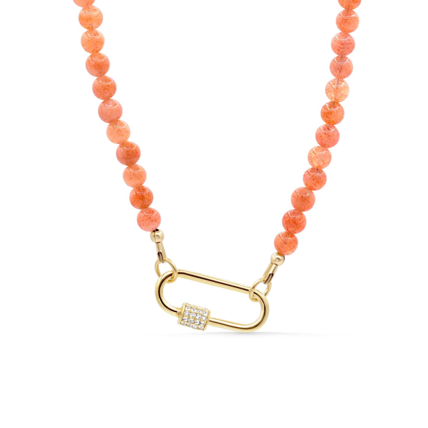 Solar Crush Sunstone Necklace