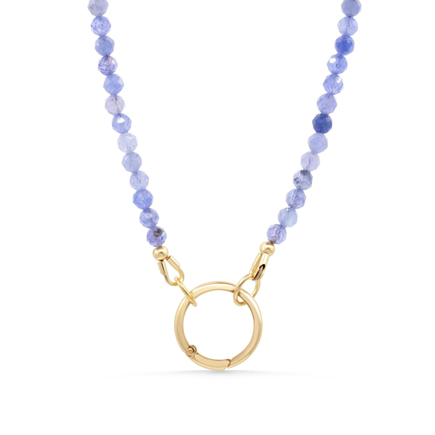 Periwinkle Sky Carabiner Necklace