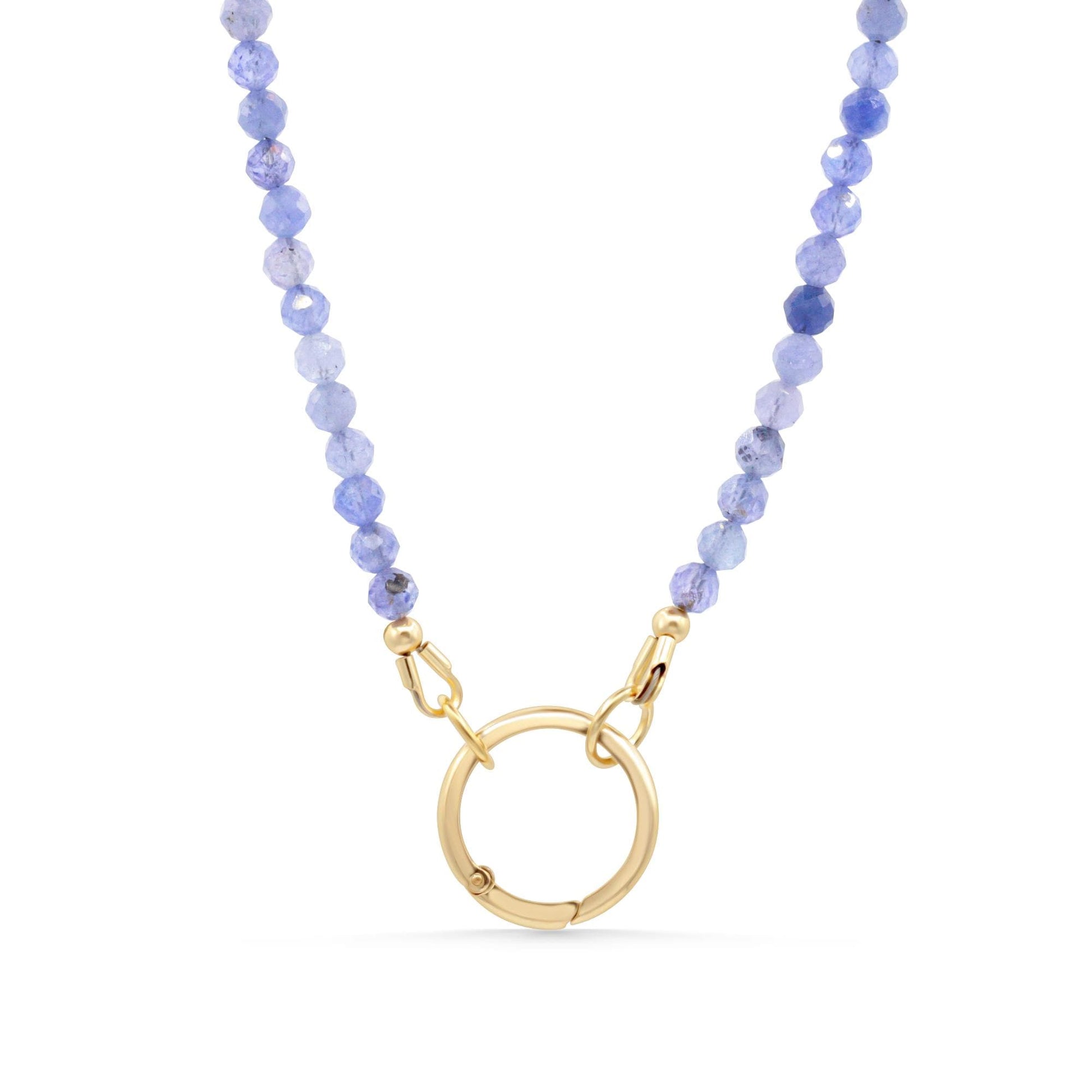 Periwinkle Sky Carabiner Necklace