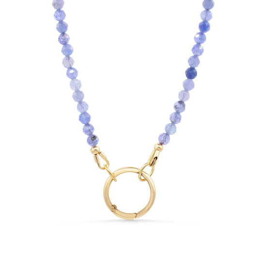 Periwinkle Sky Carabiner Necklace