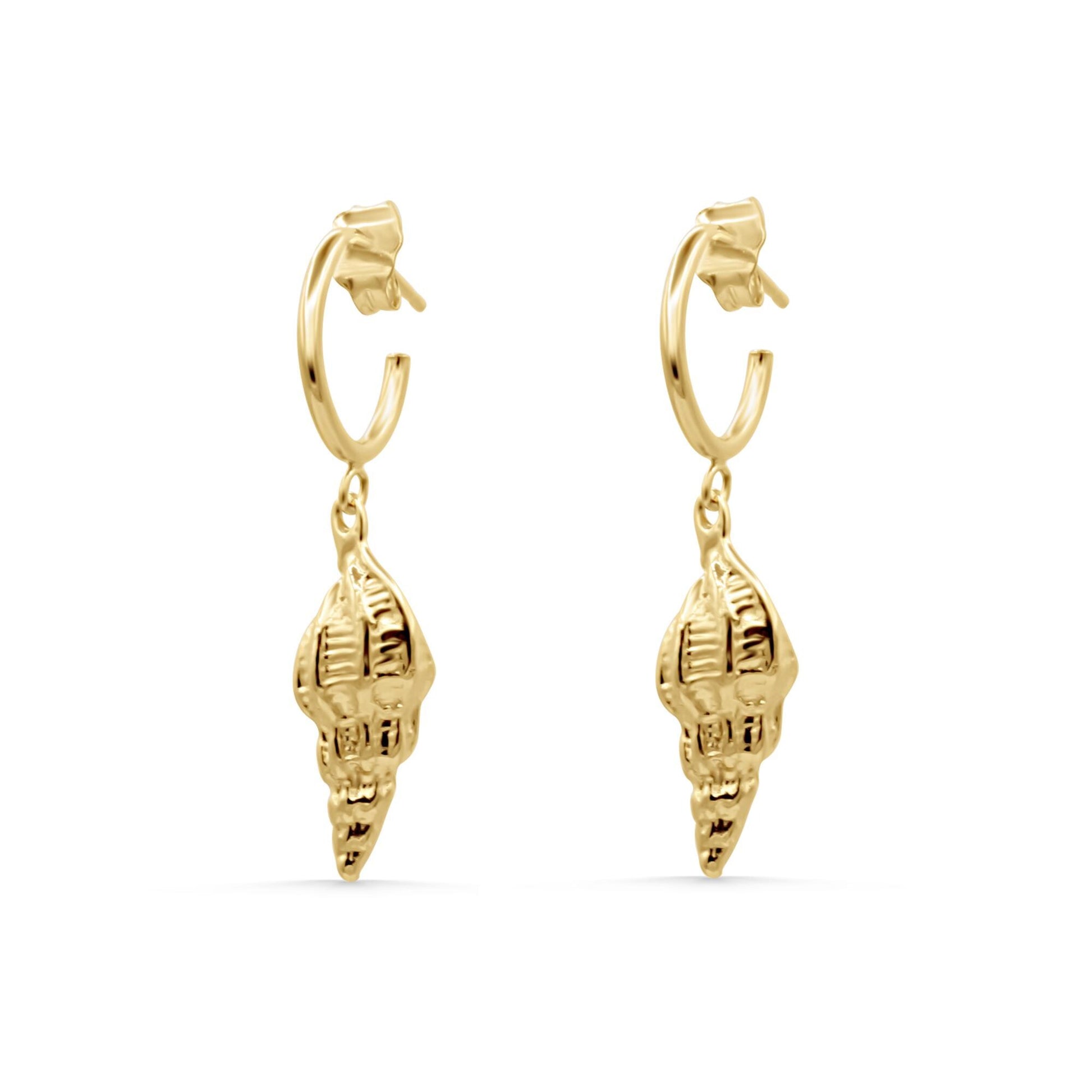 Sea Whisper Hoops