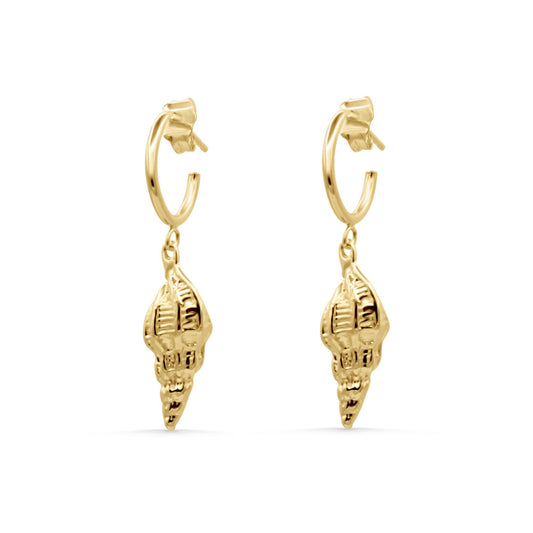 Sea Whisper Hoops
