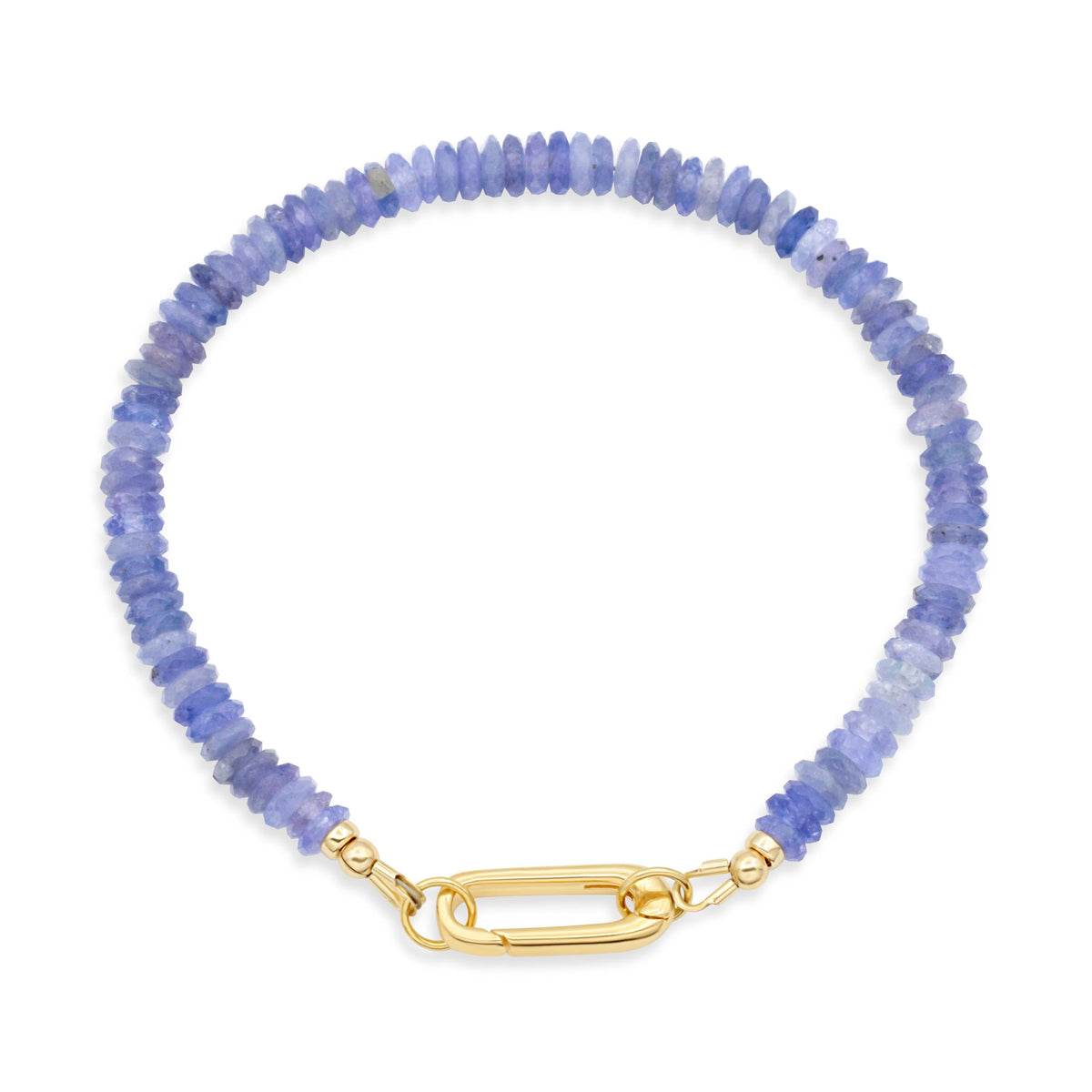 Merelani Tanzanite Carabiner Bracelet