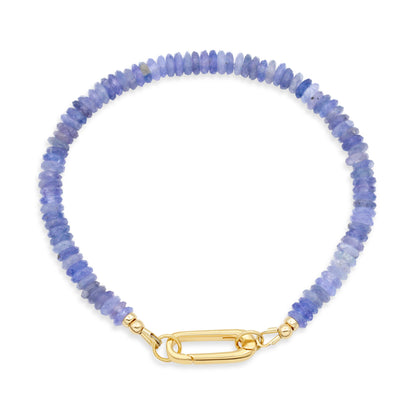 Merelani Tanzanite Carabiner Bracelet