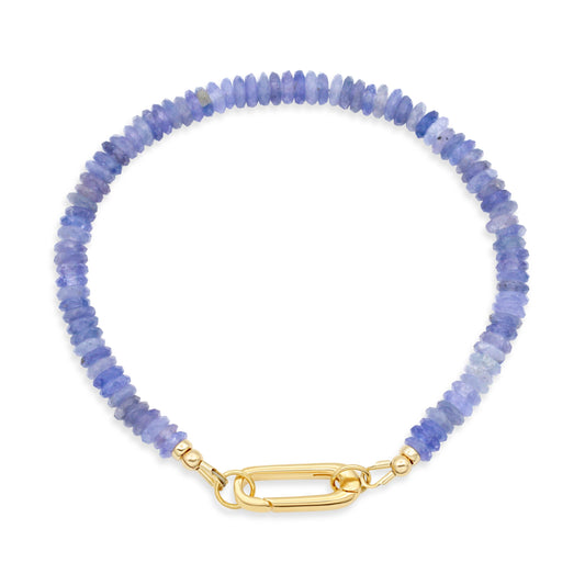 Merelani Tanzanite Carabiner Bracelet